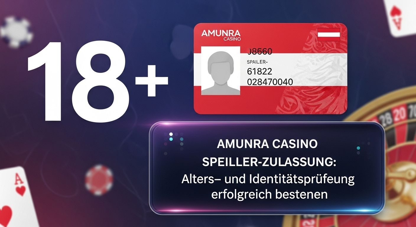 Teilnahmeberechtigung und Altersvoraussetzungen verify casino account