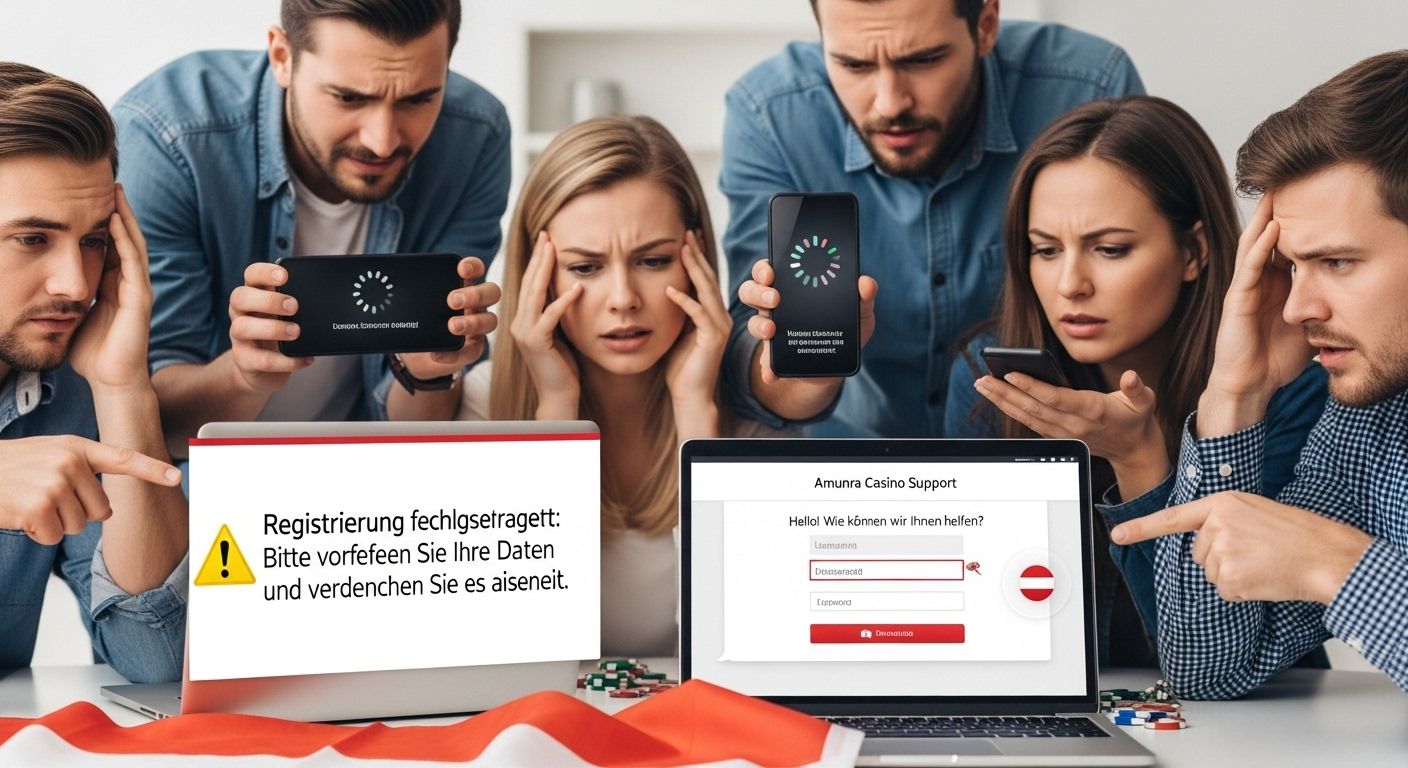Beheben von Registrierungsproblemen casino account setup